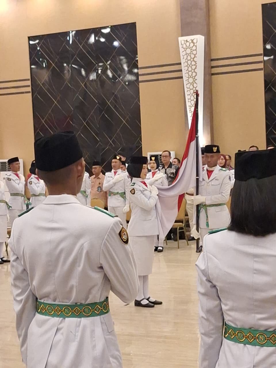Pengukuhan Paskibraka Kota Metro 2026, Wujudkan Generasi Muda yang Disiplin dan Berjiwa Patriotik